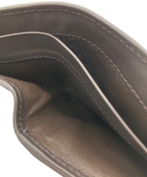 BOTTEGA VENETA（ボッテガベネタ）BOTTEGA VENETA (ボッテガベネタ) 2つ折りウォレット ブラウンの古着・服飾アイテム