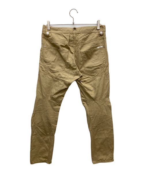 DSQUARED2（ディースクエアード）DSQUARED2 (ディースクエアード) バイカーカラーパンツ ベージュ サイズ:SIZE 46の古着・服飾アイテム