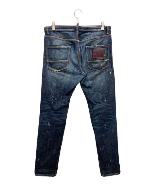 DSQUARED2（ディースクエアード）DSQUARED2 (ディースクエアード) デニムパンツ インディゴ サイズ:SIZE 48の古着・服飾アイテム