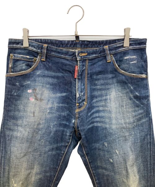 DSQUARED2（ディースクエアード）DSQUARED2 (ディースクエアード) デニムパンツ インディゴ サイズ:SIZE 48の古着・服飾アイテム
