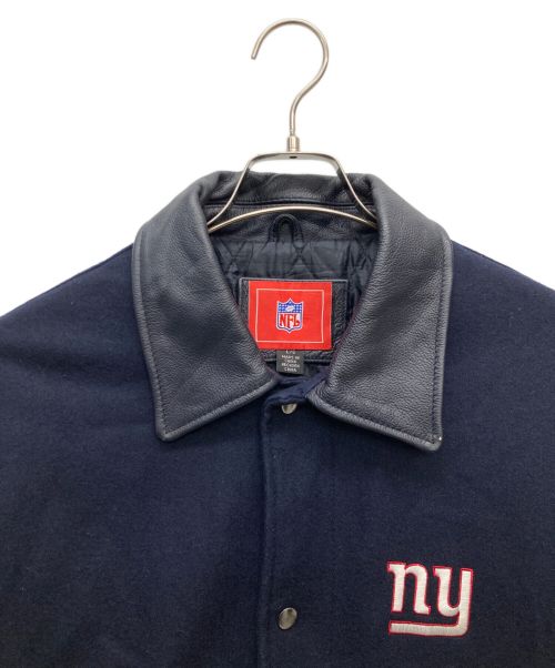 NFL（エヌエフエル）NFL (エヌエフエル) スタジャン ネイビー×ブラック サイズ:SIZE Lの古着・服飾アイテム