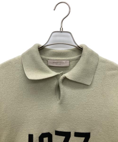 ESSENTIALS（エッセンシャルズ）ESSENTIALS (エッセンシャルズ) 1997ロゴニット アイボリー サイズ:SIZE　Mの古着・服飾アイテム