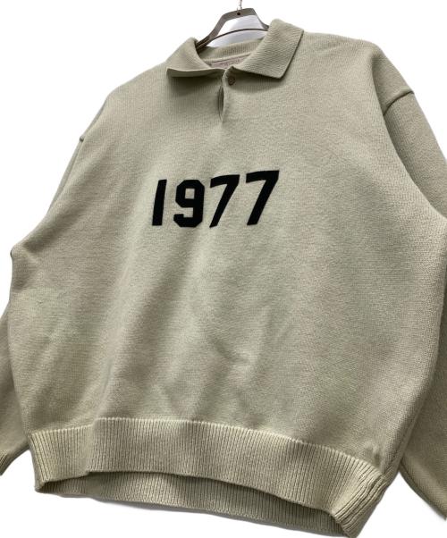 ESSENTIALS（エッセンシャルズ）ESSENTIALS (エッセンシャルズ) 1997ロゴニット アイボリー サイズ:SIZE　Mの古着・服飾アイテム