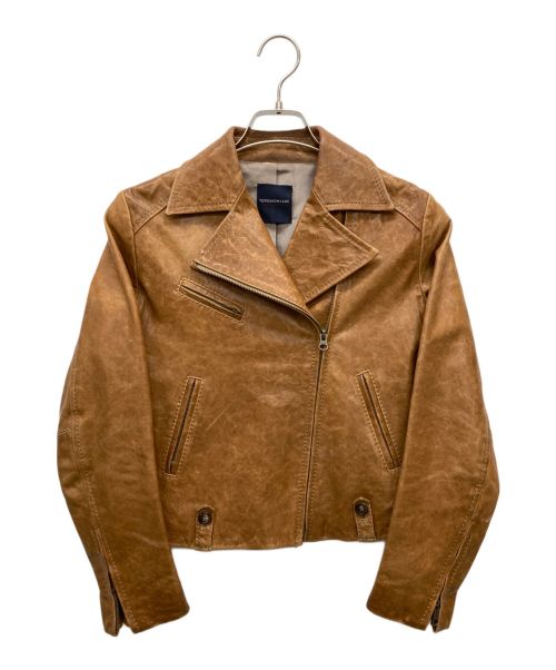 TOMORROW LAND（トゥモローランド）TOMORROW LAND (トゥモローランド) ラムレザージャケット ブラウン サイズ:SIZE 38の古着・服飾アイテム