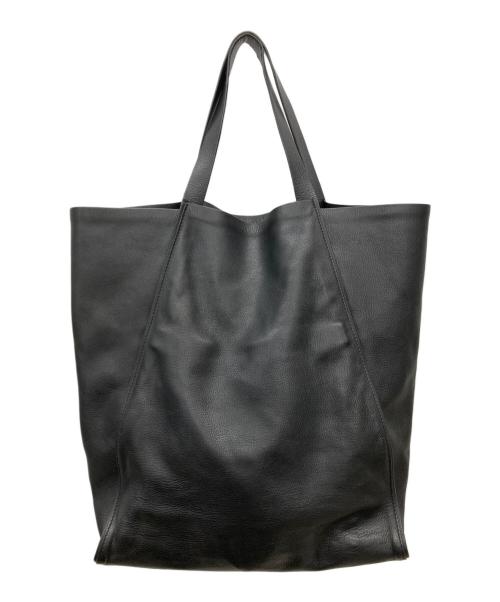 DIOR HOMME（ディオール オム）DIOR HOMME (ディオール オム) レザートートバッグ ブラックの古着・服飾アイテム