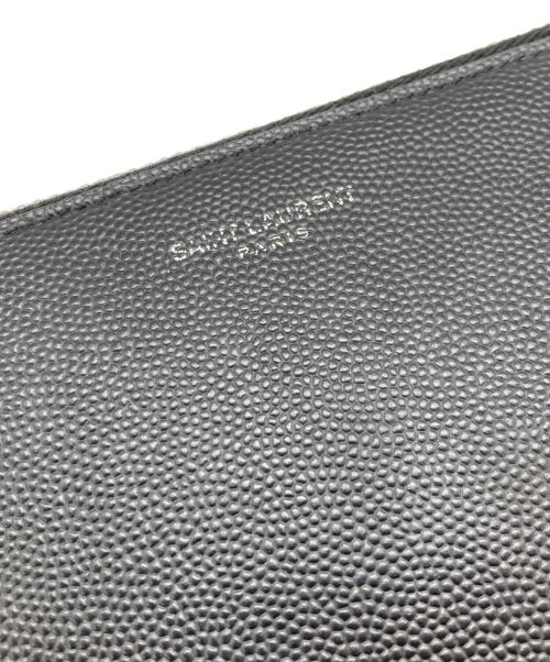 Saint Laurent Paris（サンローランパリ）Saint Laurent Paris (サンローランパリ) クラッチバッグ ブラックの古着・服飾アイテム