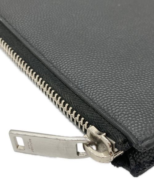 Saint Laurent Paris（サンローランパリ）Saint Laurent Paris (サンローランパリ) クラッチバッグ ブラックの古着・服飾アイテム