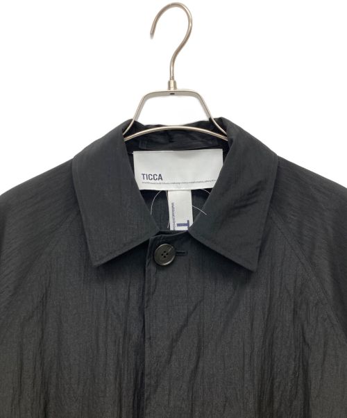 ticca（ティッカ）ticca (ティッカ) ステンカラーコート ブラック サイズ:SIZE Freeの古着・服飾アイテム