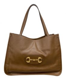GUCCI（グッチ）の古着「ホースビット1955 トートバッグ」｜ブラウン