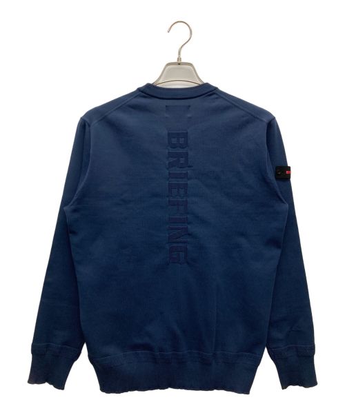 BRIEFING GOLF（ブリーフィング ゴルフ）BRIEFING GOLF (ブリーフィング ゴルフ) クルーネックニット ネイビー サイズ:SIZE Mの古着・服飾アイテム