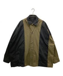 minsobi（ミンソビ）の古着「コート」｜カーキ×ブラック