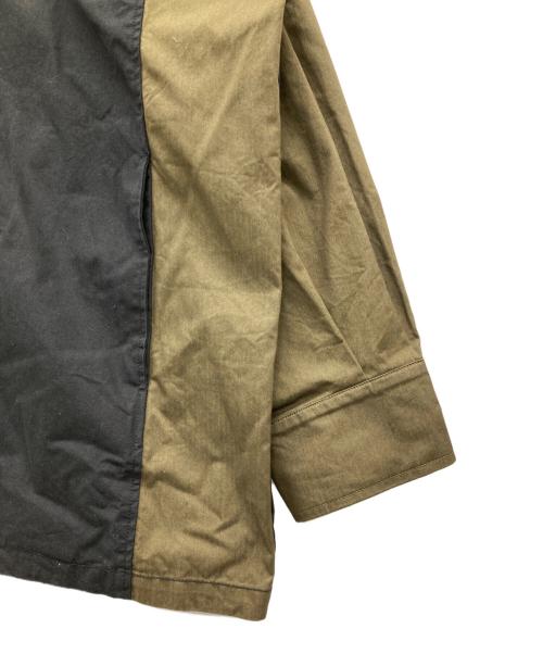 minsobi（ミンソビ）minsobi (ミンソビ) コート カーキ×ブラック サイズ:SIZE Lの古着・服飾アイテム