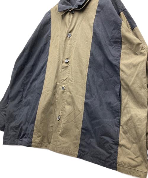 minsobi（ミンソビ）minsobi (ミンソビ) コート カーキ×ブラック サイズ:SIZE Lの古着・服飾アイテム