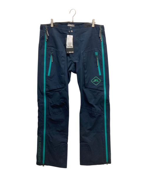 J. LINDEBERG（ジェイリンドバーグ）J. LINDEBERG (ジェイリンドバーグ) スキーウェアAerialシェルパンツ ネイビー×グリーン サイズ:SIZE XL 未使用品の古着・服飾アイテム
