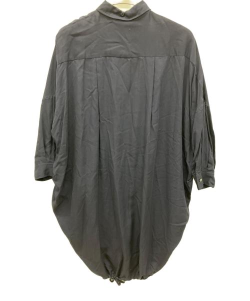mizuiro-ind（ミズイロインド）mizuiro-ind (ミズイロインド) シャツワンピース ネイビー サイズ:Mの古着・服飾アイテム