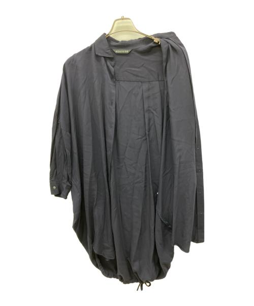 mizuiro-ind（ミズイロインド）mizuiro-ind (ミズイロインド) シャツワンピース ネイビー サイズ:Mの古着・服飾アイテム