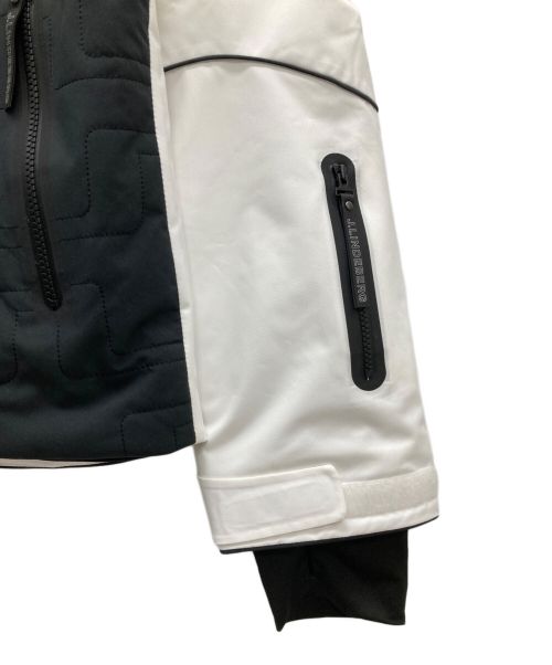 J. LINDEBERG（ジェイリンドバーグ）J. LINDEBERG (ジェイリンドバーグ) ブラッシュ ハイブリッドジャケット ホワイト サイズ:SIZE Mの古着・服飾アイテム