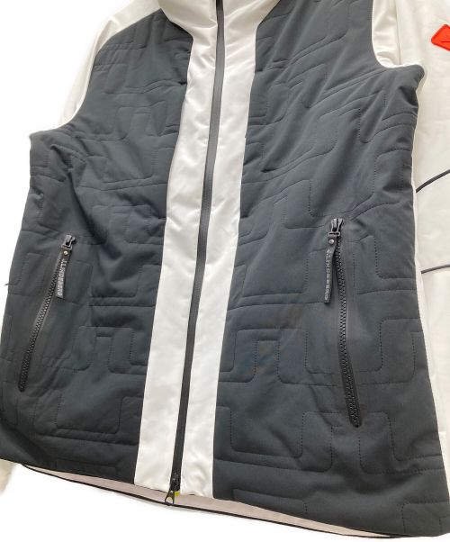 J. LINDEBERG（ジェイリンドバーグ）J. LINDEBERG (ジェイリンドバーグ) ブラッシュ ハイブリッドジャケット ホワイト サイズ:SIZE Mの古着・服飾アイテム