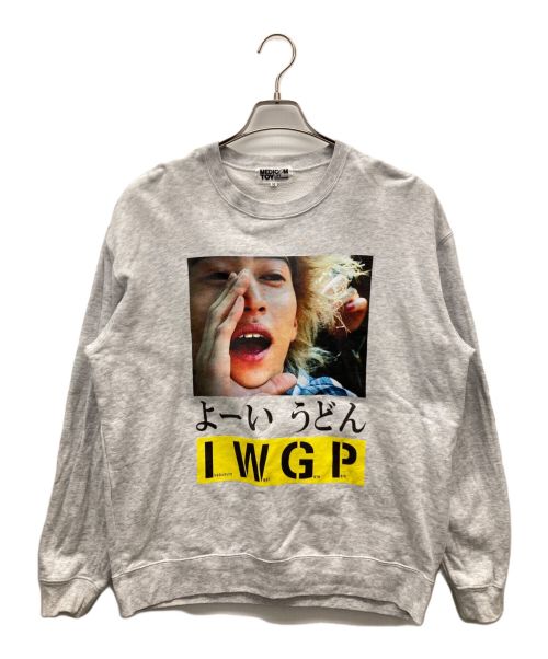 MEDICOM TOY（メディコム・トイ）MEDICOM TOY (メディコムトイ) プリントスウェット ライトグレー サイズ:SIZE Mの古着・服飾アイテム