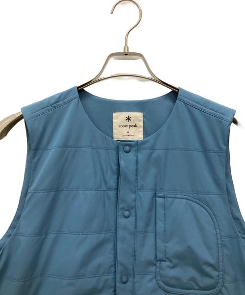 Snow peak（スノーピーク）Snow peak (スノーピーク) FLEXIBLE INSULATED VEST スカイブルー サイズ:SIZE　Mの古着・服飾アイテム