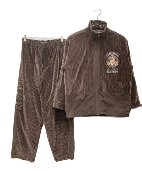 SIMPSON（シンプソン）SIMPSON (シンプソン) セットアップスウェット ブラウン サイズ:SIZE Lの古着・服飾アイテム