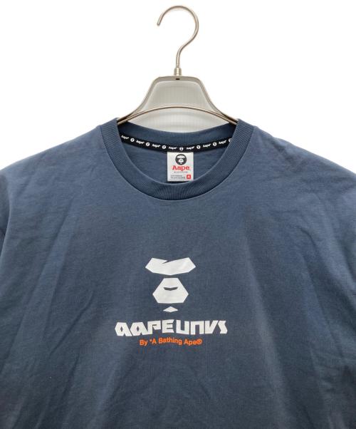 Aape BY A BATHING APE（エーエイプ バイ アベイシングエイプ）Aape BY A BATHING APE (エーエイプ バイ アベイシングエイプ) ロングスリーブカットソー ネイビー サイズ:SIZE M 未使用品の古着・服飾アイテム