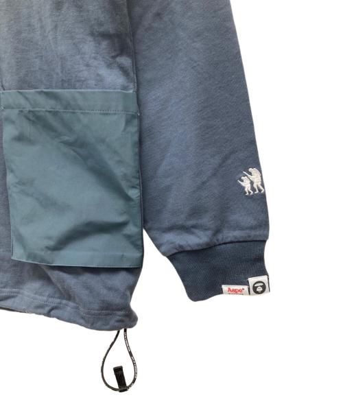 Aape BY A BATHING APE（エーエイプ バイ アベイシングエイプ）Aape BY A BATHING APE (エーエイプ バイ アベイシングエイプ) ロングスリーブカットソー ネイビー サイズ:SIZE M 未使用品の古着・服飾アイテム