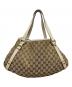 GUCCI (グッチ) トートバッグ ベージュ×ホワイト：48000円