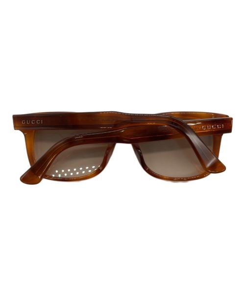 GUCCI（グッチ）GUCCI (グッチ) サングラス ブラウンの古着・服飾アイテム