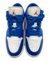 中古・古着 NIKE (ナイキ) WMNS AIR JORDAN 1 LOW ブルー×ホワイト サイズ:28㎝：8000円