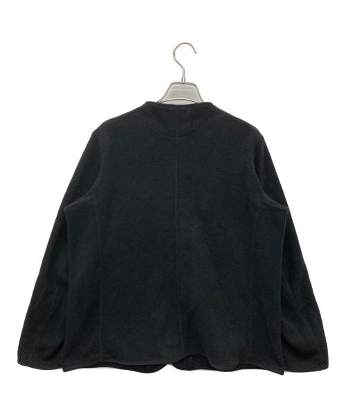 DANTON（ダントン）DANTON (ダントン) ノーカラーフリースジャケット ブラック サイズ:SIZE 36の古着・服飾アイテム
