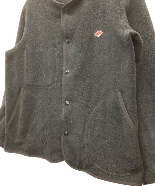 DANTON（ダントン）DANTON (ダントン) ノーカラーフリースジャケット ブラック サイズ:SIZE 36の古着・服飾アイテム