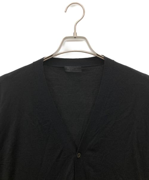 PRADA（プラダ）PRADA (プラダ) カーディガン ブラック サイズ:SIZE 52の古着・服飾アイテム