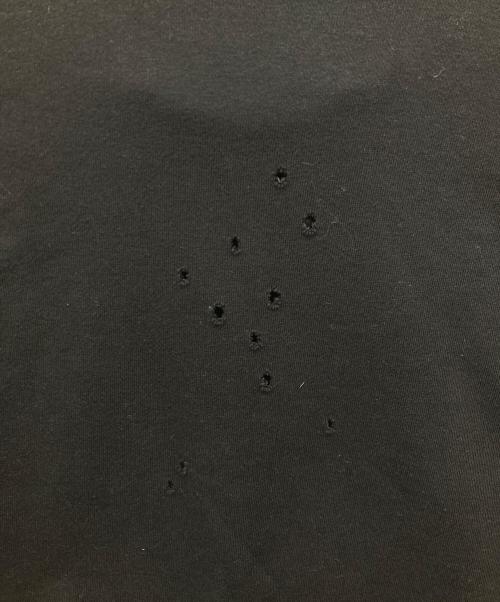 NUMBER (N)INE（ナンバーナイン）NUMBER (N)INE (ナンバーナイン) 散弾ダメージﾌﾟﾙｵｰﾊﾞｰﾊﾟｰｶｰ ブラック サイズ:SIZE 3の古着・服飾アイテム