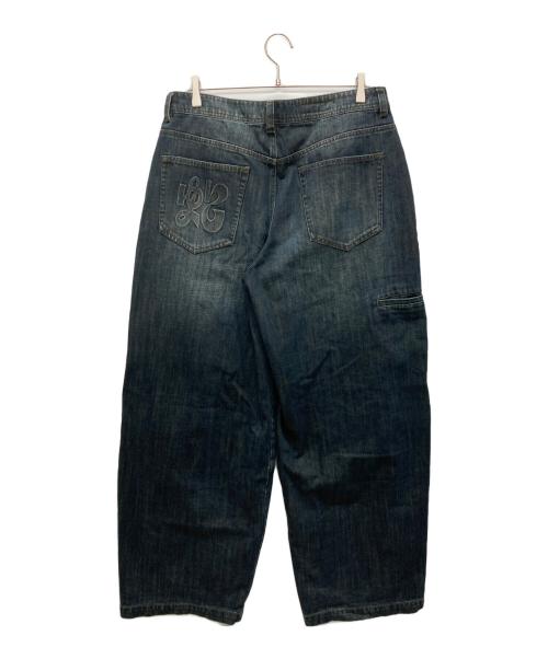 ZARA（ザラ）ZARA (ザラ) バルーンフィットステッチジーンズ インディゴ サイズ:SIZE USA　32の古着・服飾アイテム