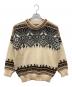 DALE OF NORWAY（ダーレ オブ ノルウェイ）の古着「ノルディック柄ニット」｜アイボリー×ブラック