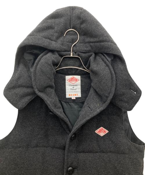 DANTON（ダントン）DANTON (ダントン) BEAMS (ビームス) ダウンベスト グレー サイズ:SIZE 40の古着・服飾アイテム
