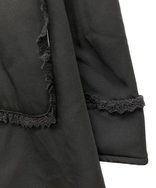 mille fille closet（ミルフィーユクローゼット）mille fille closet (ミルフィーユクローゼット) コート ブラック サイズ:SIZE M 未使用品の古着・服飾アイテム