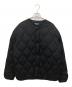 ORCIVAL FRANCE（オーシバル）の古着「ノーカラーキルティングダウンジャケット」｜ブラック