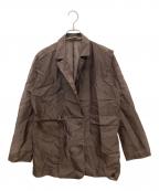 UNITED TOKYOユナイテッドトーキョー）の古着「シアーシャツジャケット」｜ブラウン