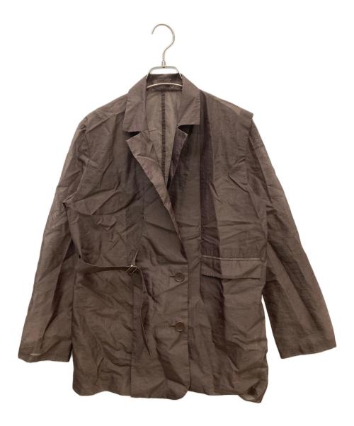 UNITED TOKYO（ユナイテッドトーキョー）UNITED TOKYO (ユナイテッドトーキョー) シアーシャツジャケット ブラウン サイズ:SIZE 0の古着・服飾アイテム