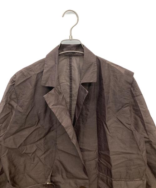 UNITED TOKYO（ユナイテッドトーキョー）UNITED TOKYO (ユナイテッドトーキョー) シアーシャツジャケット ブラウン サイズ:SIZE 0の古着・服飾アイテム