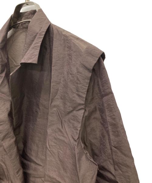 UNITED TOKYO（ユナイテッドトーキョー）UNITED TOKYO (ユナイテッドトーキョー) シアーシャツジャケット ブラウン サイズ:SIZE 0の古着・服飾アイテム