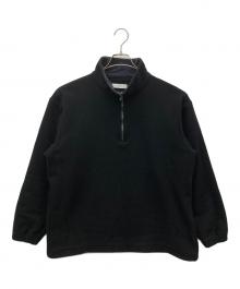 cornier（コルニエ）の古着「ハーフジップウールカットソー」｜ブラック