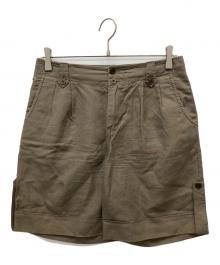 LACOSTE（ラコステ）の古着「リネン混ハーフパンツ」｜グレー