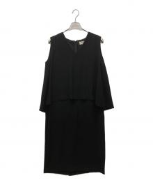 ENFOLD（エンフォルド）の古着「セットアップフォーマルワンピース」｜ブラック