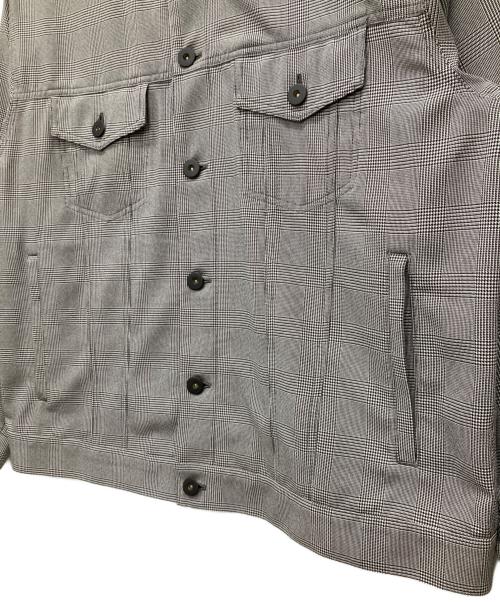 COMME CA MEN（コムサ・メン）COMME CA MEN (コムサ・メン) グレンチェック ブルゾン グレー サイズ:SIZE Lの古着・服飾アイテム