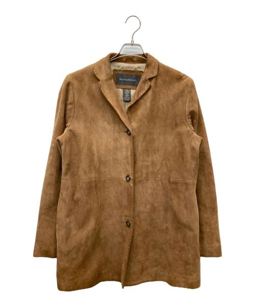 BANANA REPUBLIC（バナナリパブリック）BANANA REPUBLIC (バナナリパブリック) スウェードレザーチェスターコート ブラウン サイズ:SIZE Mの古着・服飾アイテム