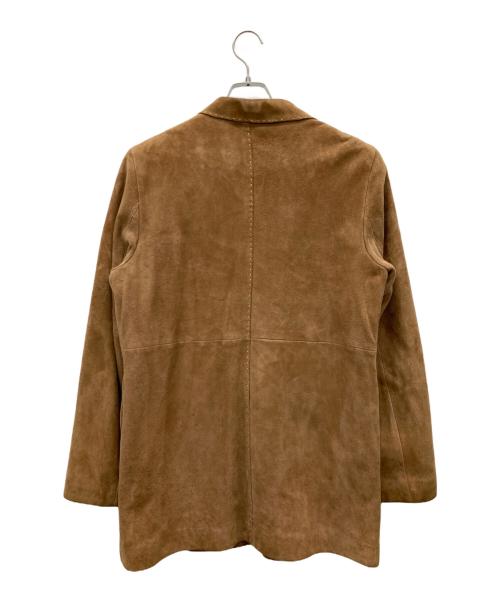 BANANA REPUBLIC（バナナリパブリック）BANANA REPUBLIC (バナナリパブリック) スウェードレザーチェスターコート ブラウン サイズ:SIZE Mの古着・服飾アイテム