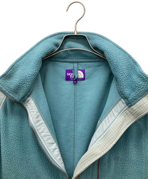 THE NORTHFACE PURPLELABEL（ザ・ノースフェイス パープルレーベル）THE NORTHFACE PURPLELABEL (ザ・ノースフェイス パープルレーベル) ハーフジップボアジャケット スカイブルー サイズ:SIZE XLの古着・服飾アイテム